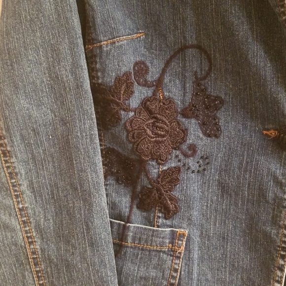 Jean jacket by Ruby Rd - Picture 6 of 6